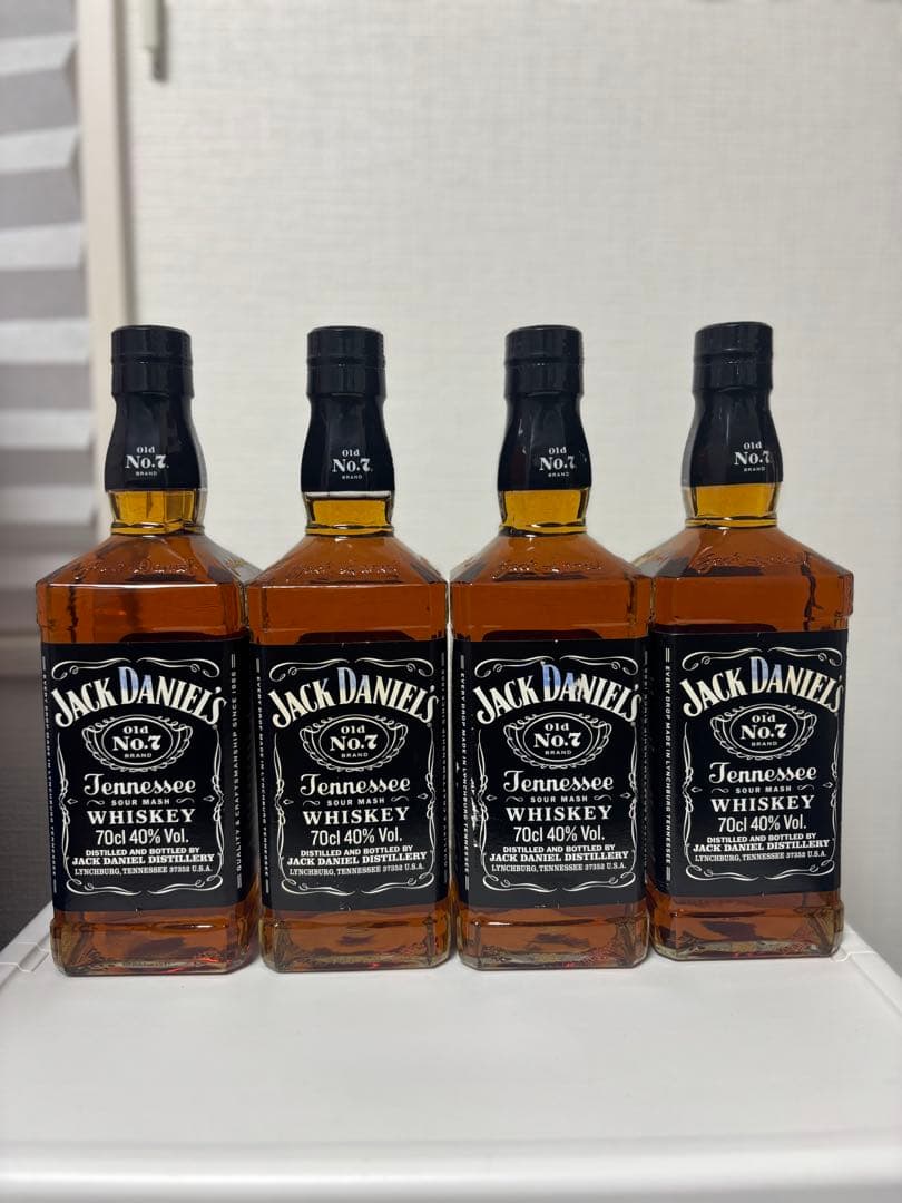 Jack Daniel's Tennessee Whiskey 4本セット