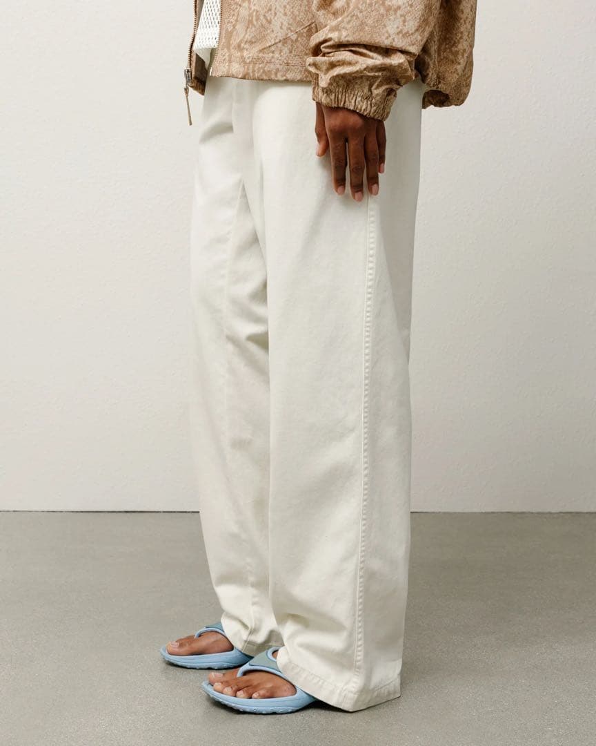 パンツ stussy BEACH PANT COTTON TWILL / BONE