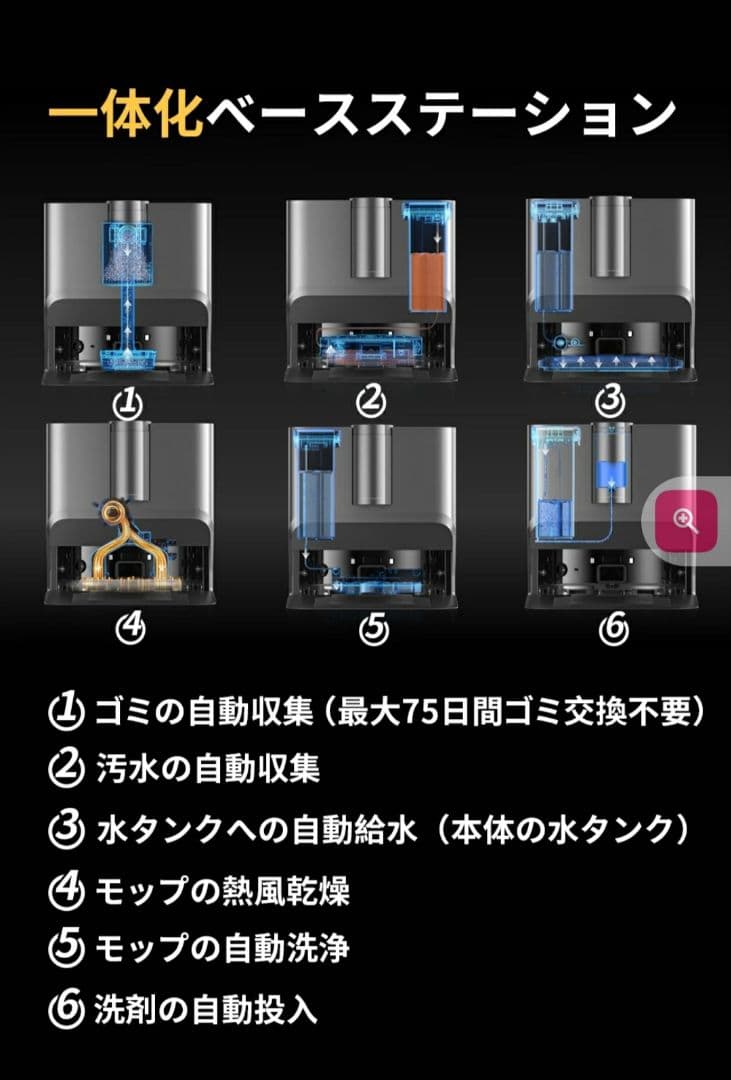【新品未使用】ロボット掃除機　最新式のローラーモップ式　EUREKA J20