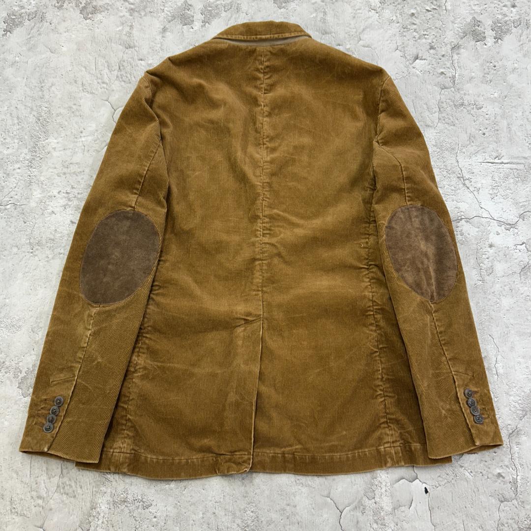 ホ*4様 ラルフローレン　エルボーパッチ　コーデュロイジャケット　古着　ライトブ