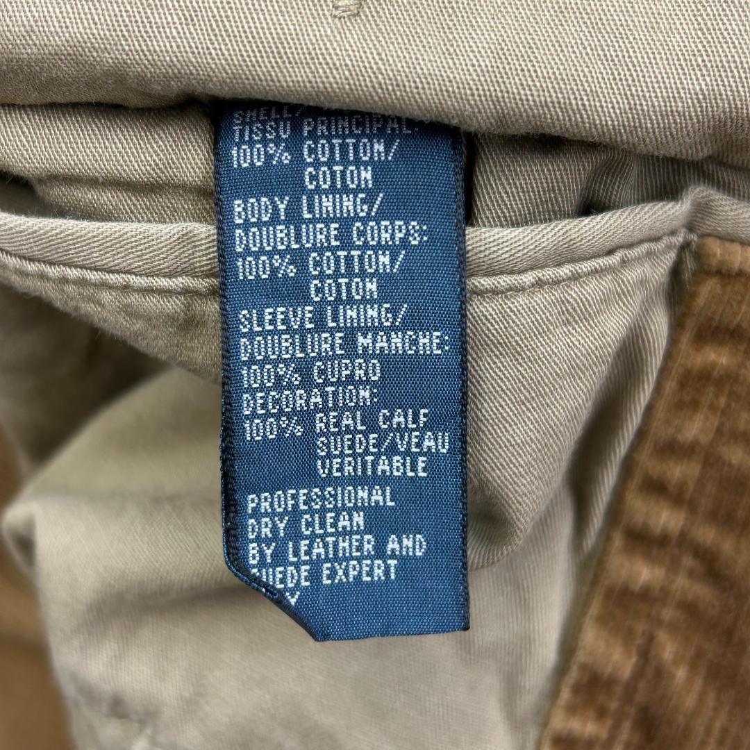 ホ*4様 ラルフローレン　エルボーパッチ　コーデュロイジャケット　古着　ライトブ