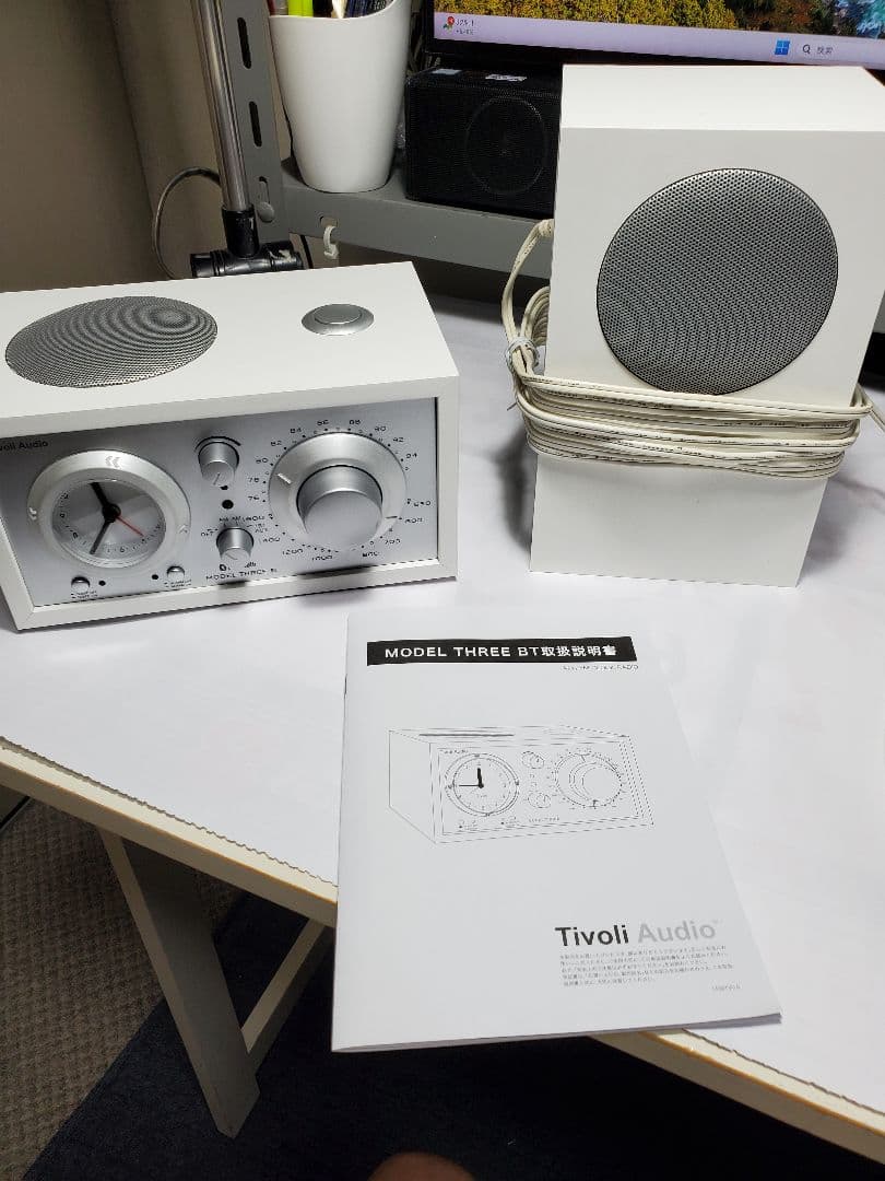 Tivoli Audio MODEL THREE BT ホワイト ステレオセット