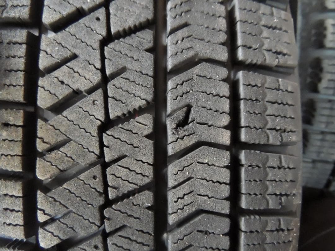 A77　155/65R14　ブリヂストン　スタッドレス4本　自家塗装　ハブ径56