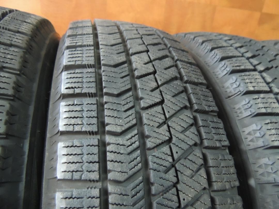 A77　155/65R14　ブリヂストン　スタッドレス4本　自家塗装　ハブ径56