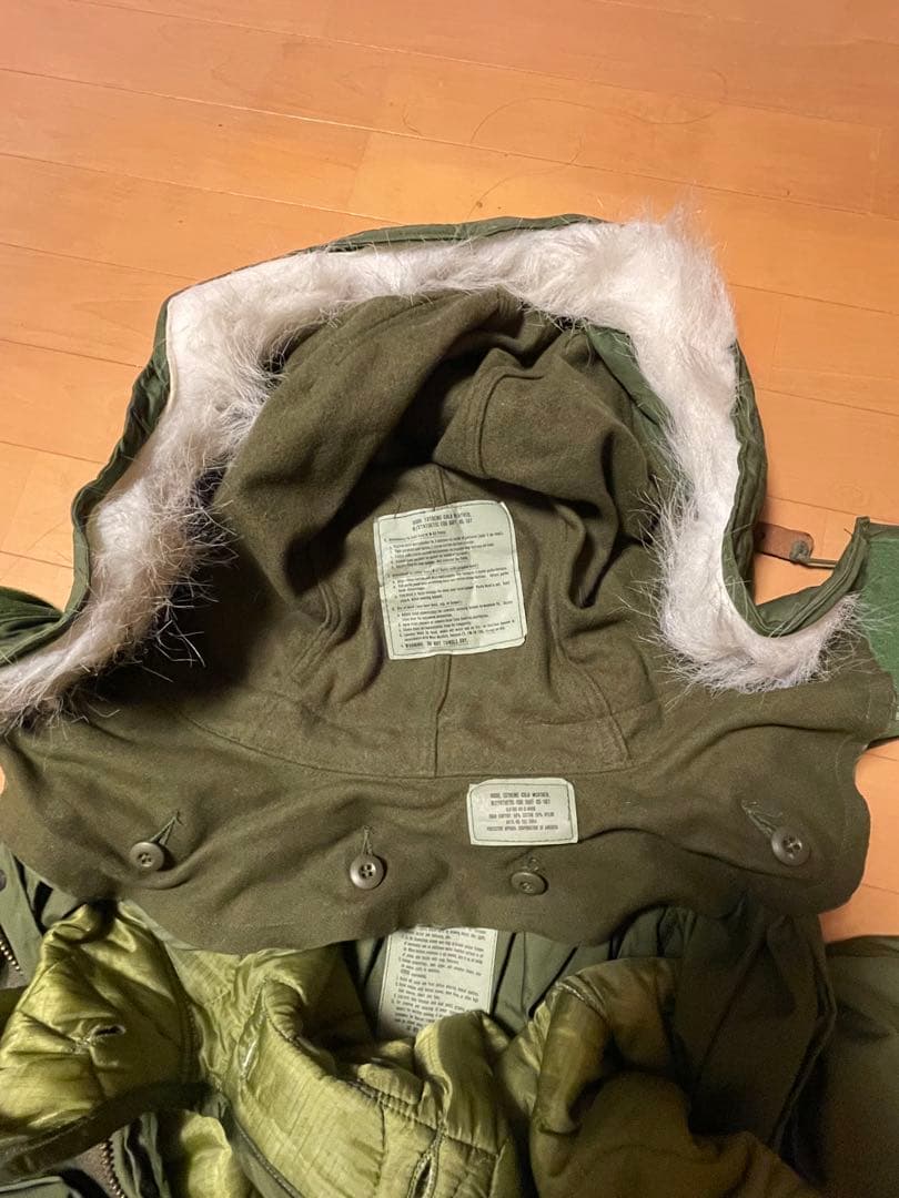 実物美品M-65フィッシュテールパーカー X-SMALLサイズ　フルセット