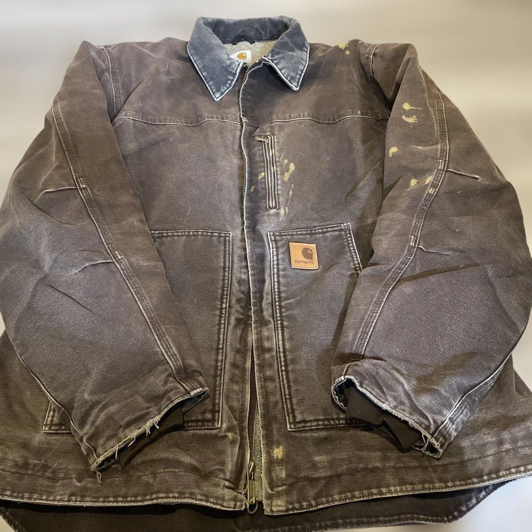 み*5様 メキシコ製Carhartt トラディショナルジャケット ダークブラウン