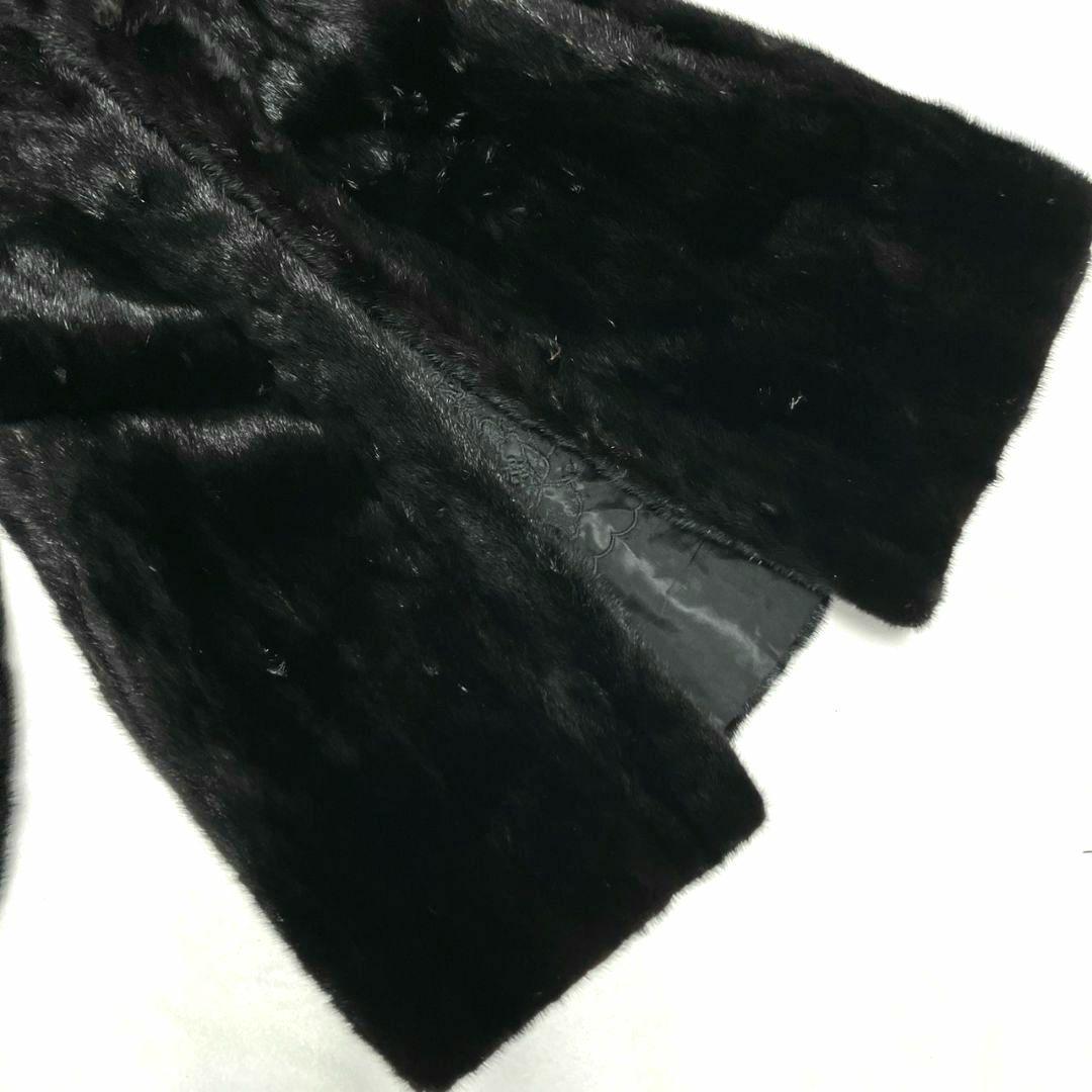 SAGA MINK コート ブラック