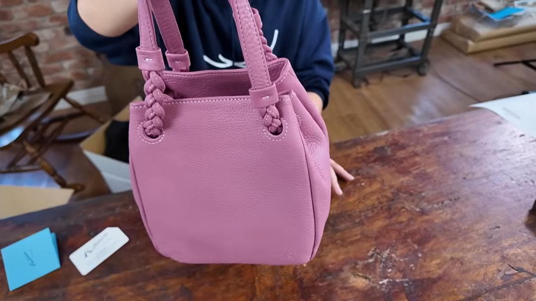 キタムラ　ハンドバッグ　レザー