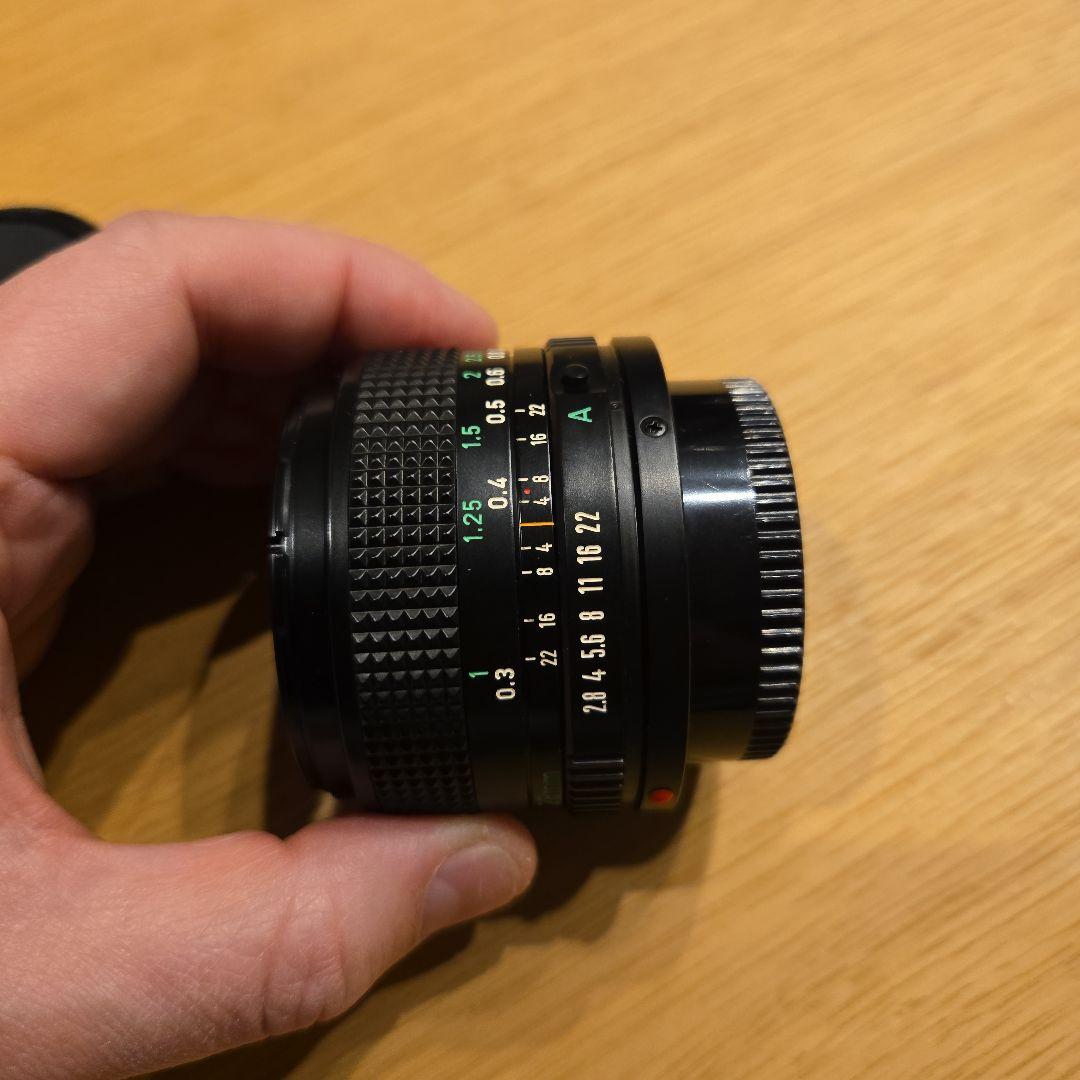 レンズ(単焦点) Canon New FD 28mm f2.8