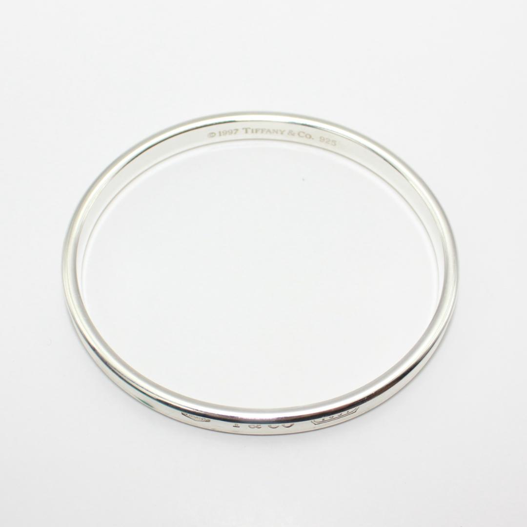 美品 Tiffany&Co. ティファニー 1837 ナロー カフ バングル