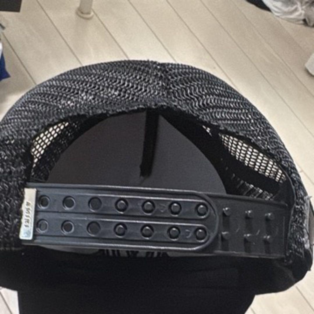 AMIRI ブラックメッシュキャップ