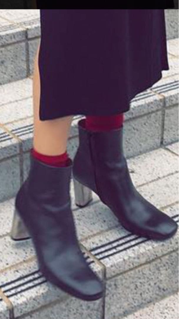 CELINE bambam メタルヒールショートブーツ　36