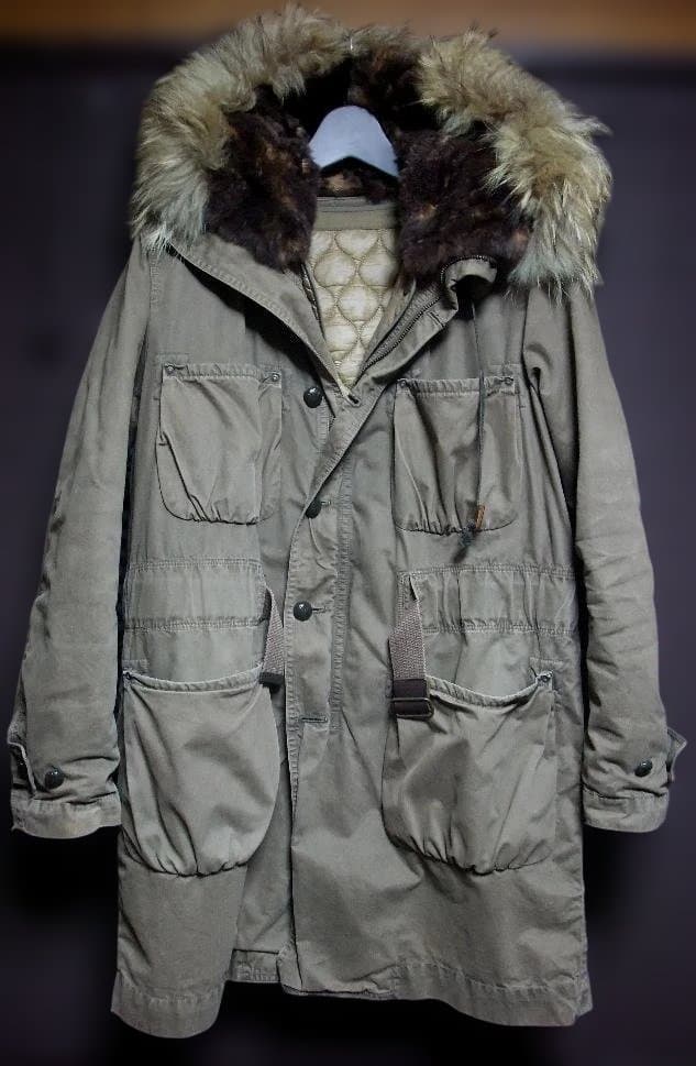 キミノリモリシタ kiminori morishitaモッズコート リアルファー