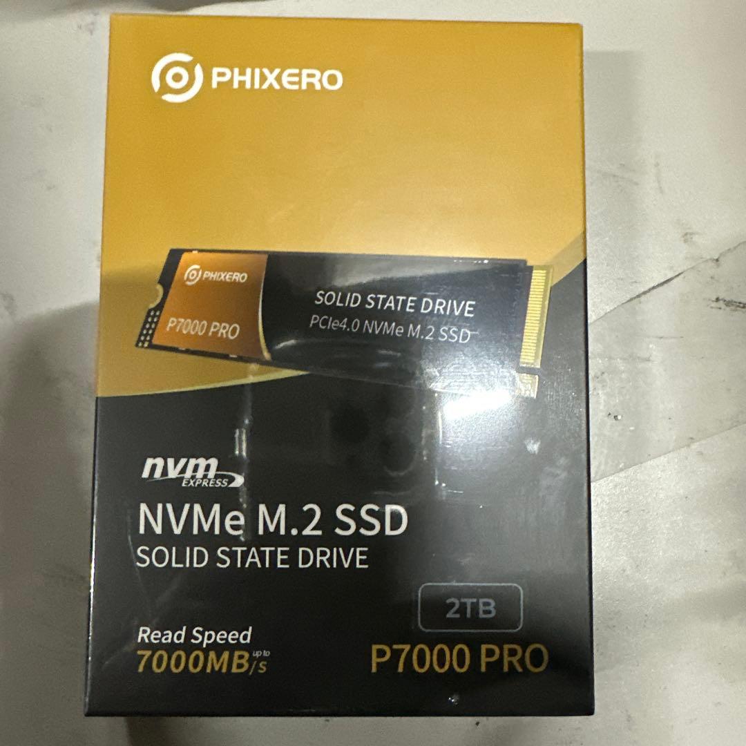 内蔵型SSD PHIXERO P7000PRO SSD 2TB NVMe