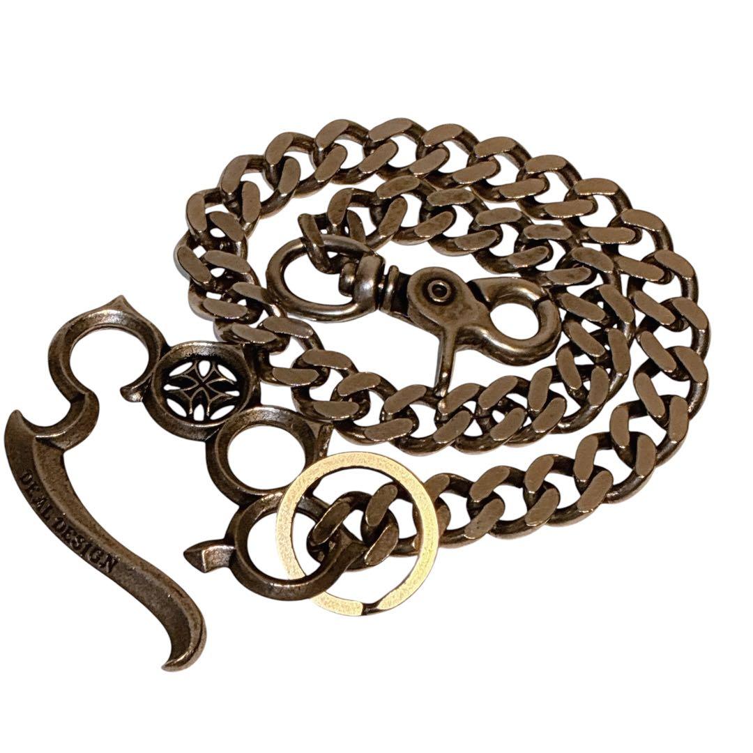 DEAL DESIGN ウォレットチェーン ブレードジャック シルバー　ディール