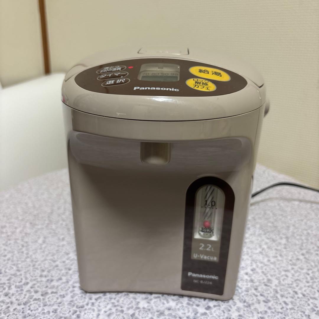 Panasonic 電気ポット NC-BJ224 22年製2.2L