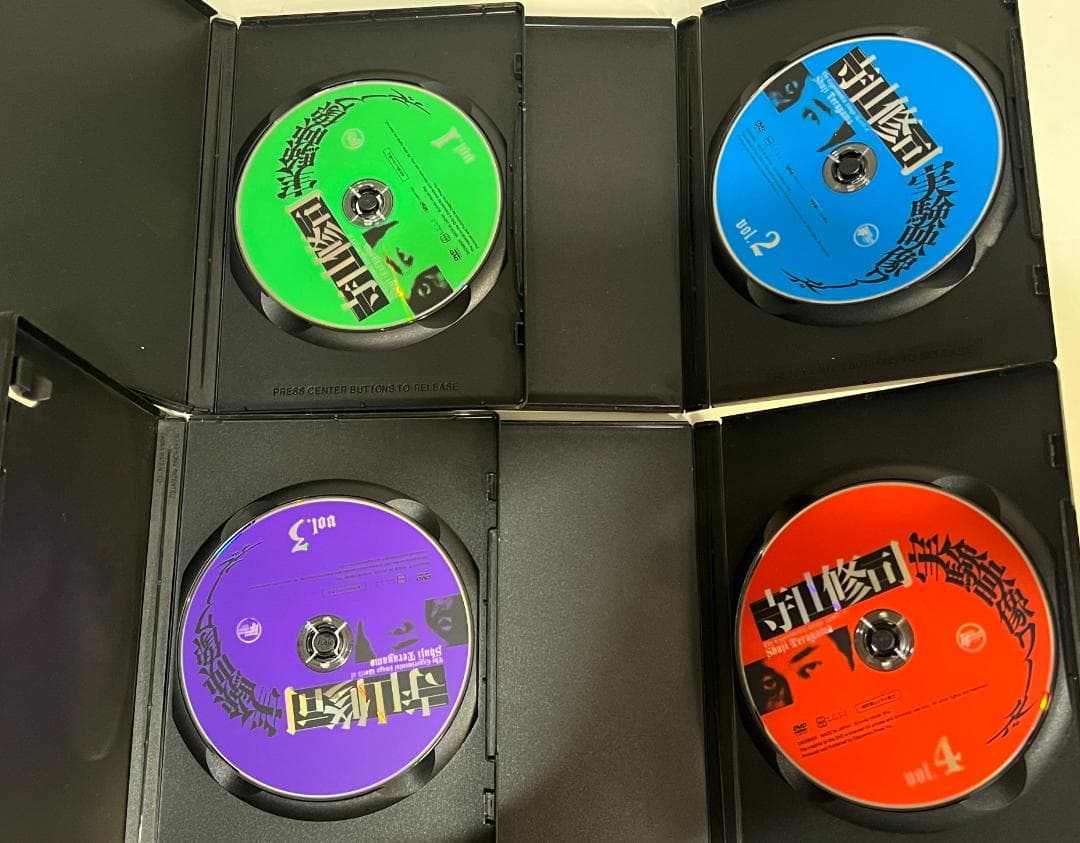 寺山修司　実験映像ワールド 4巻セット