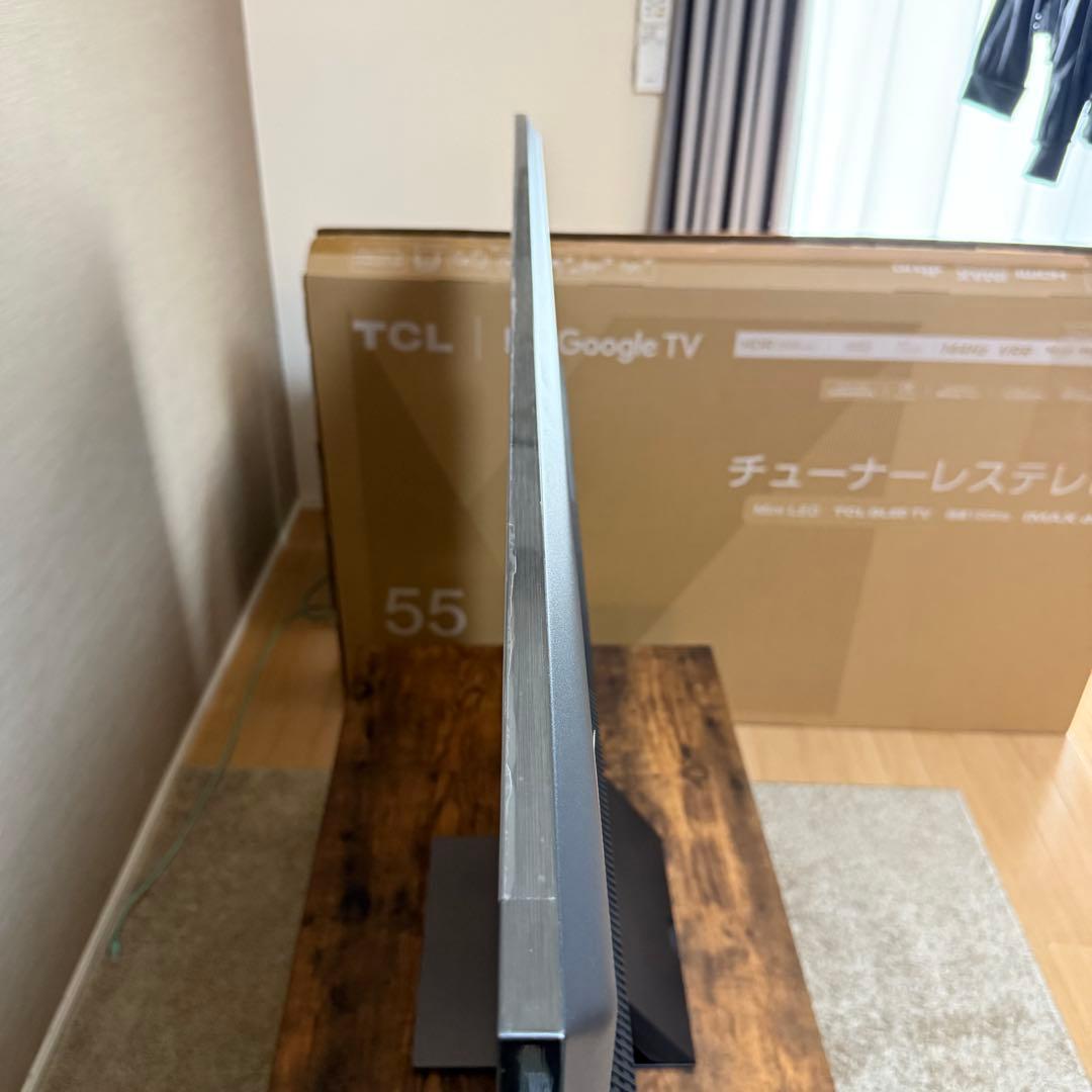 【即購入OK！】55型 TCL チューナーレステレビ 55C845