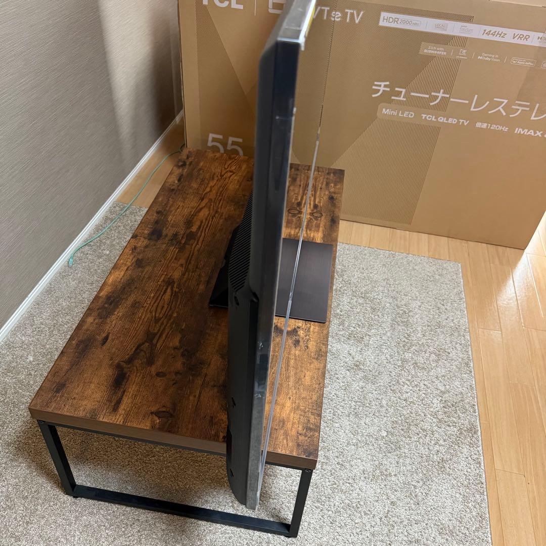 【即購入OK！】55型 TCL チューナーレステレビ 55C845