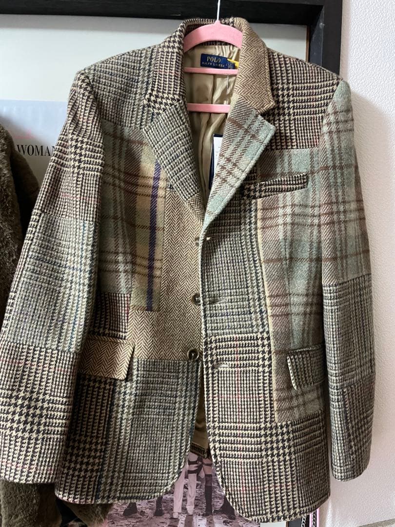 【半額以下】チェック柄　ジャケット