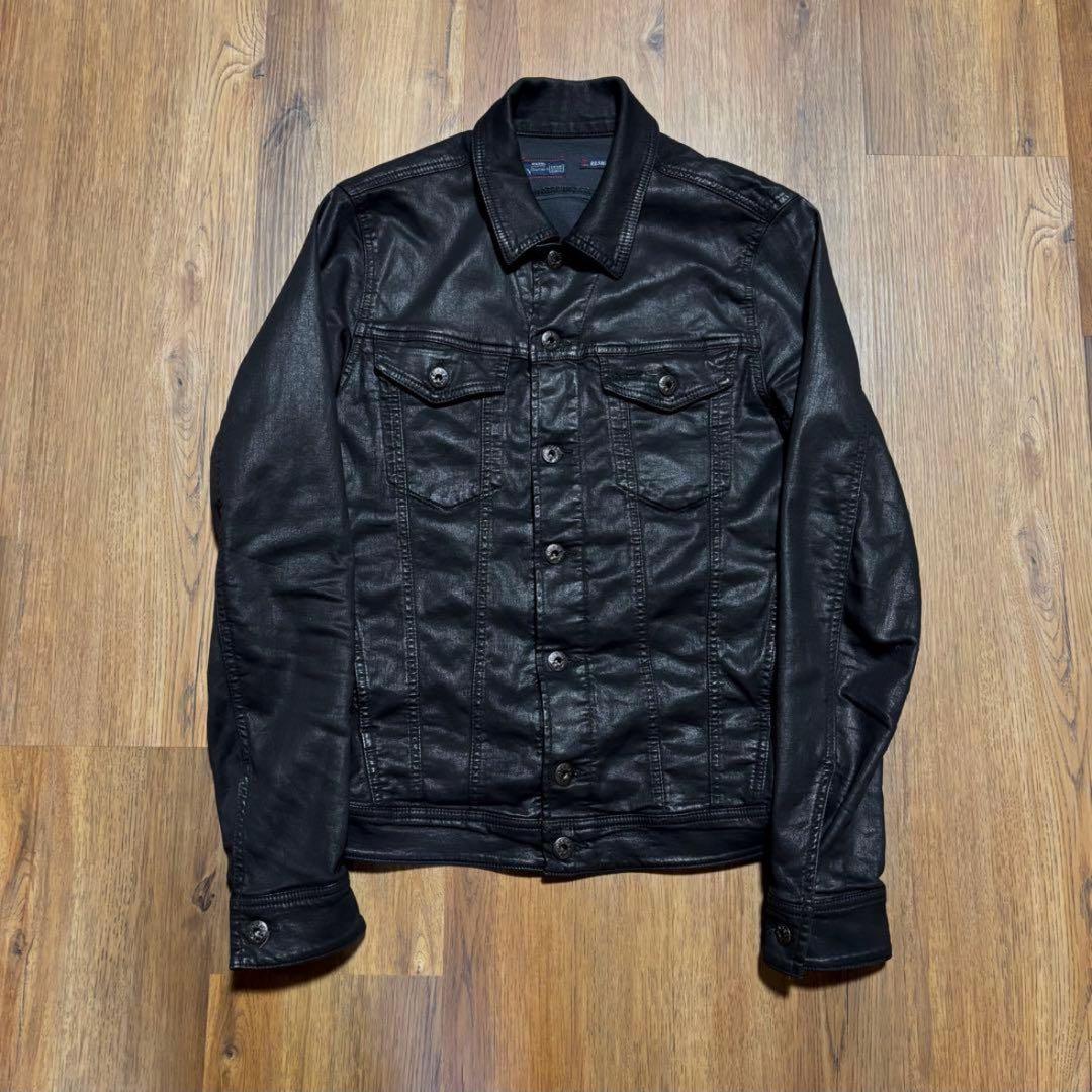 DIESEL ELSHAR コーティングデニムジャケット