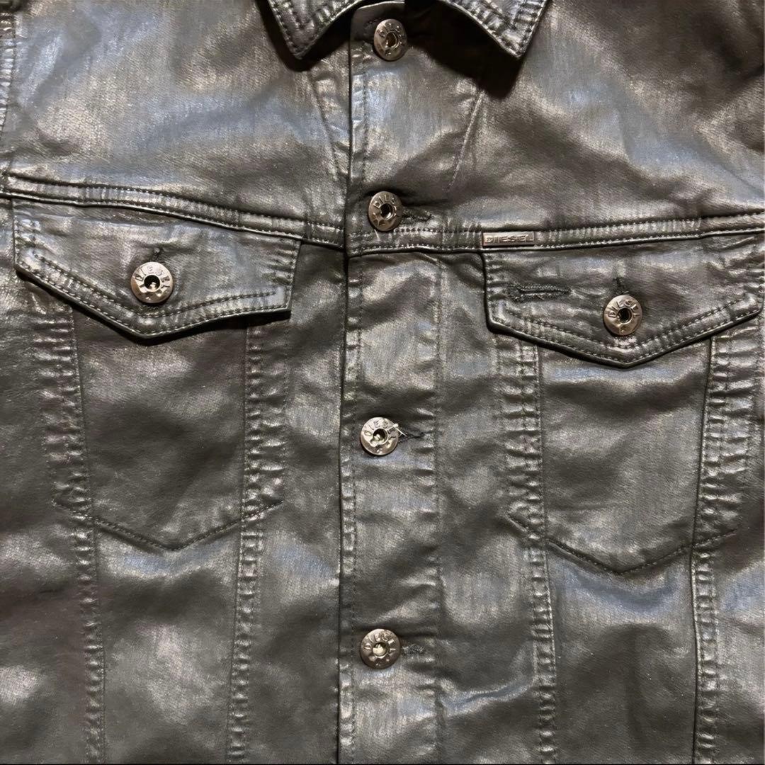 DIESEL ELSHAR コーティングデニムジャケット