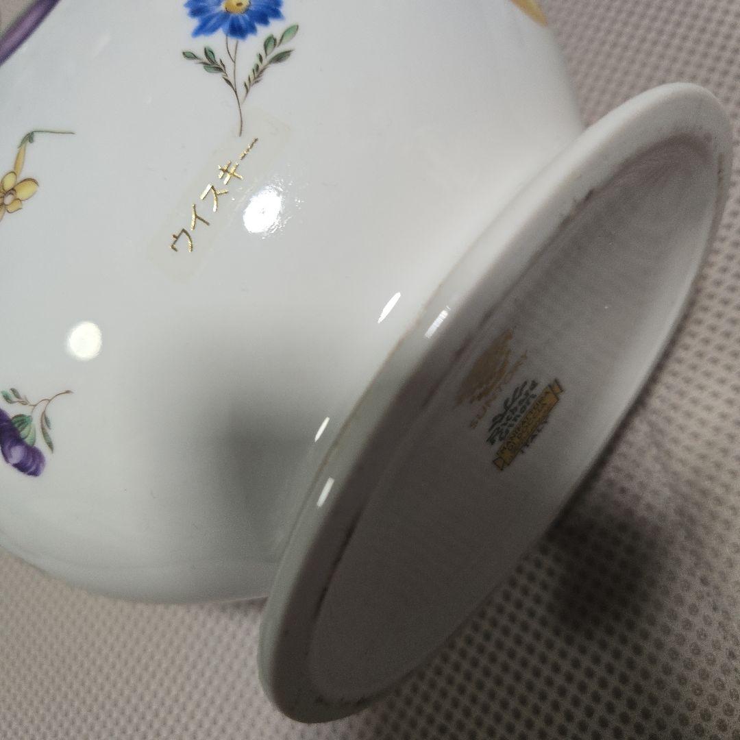 サントリー 花柄 白磁ボトル リチャードジノリ