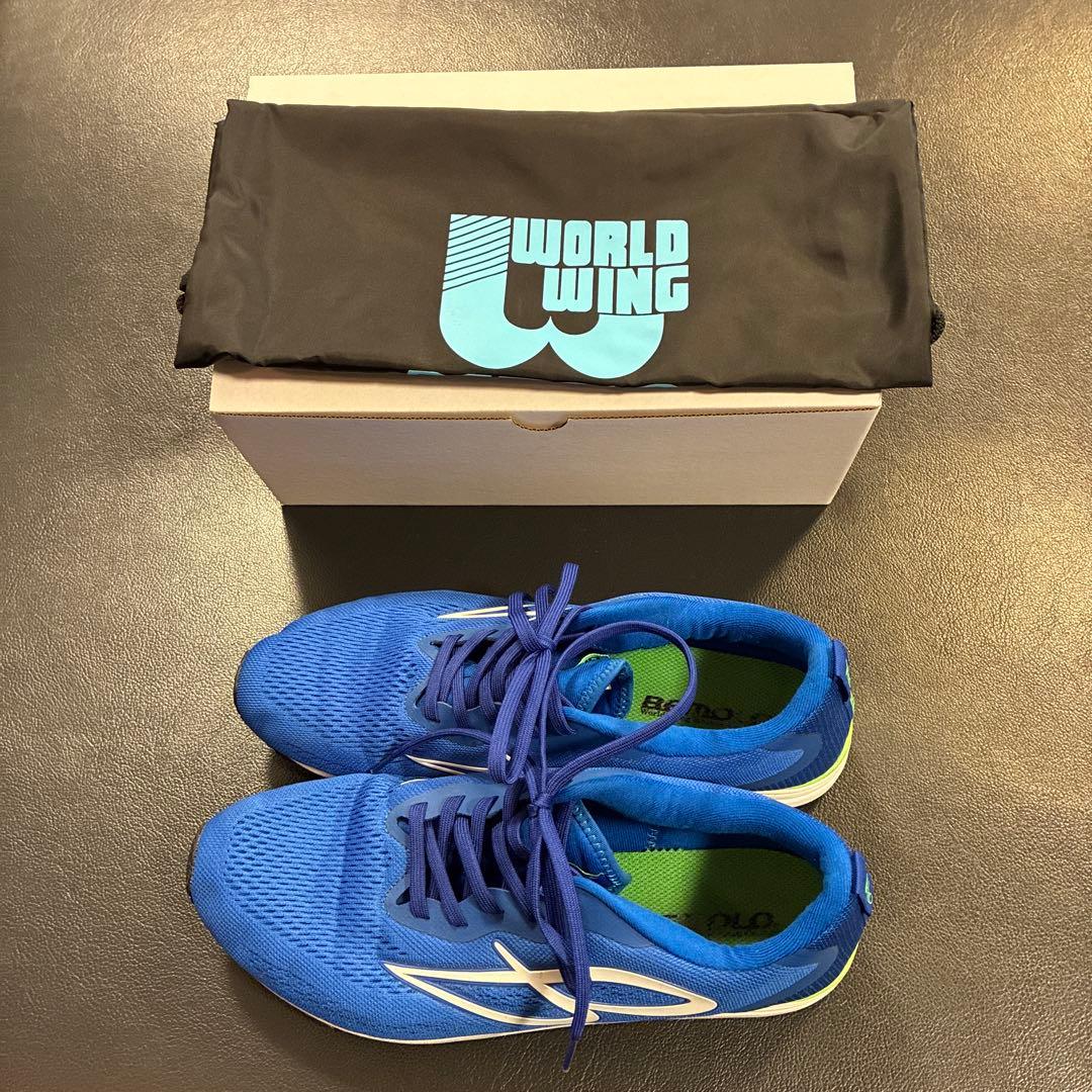 ビモロシューズ　27.0 WORLD WING BEMOLO 青