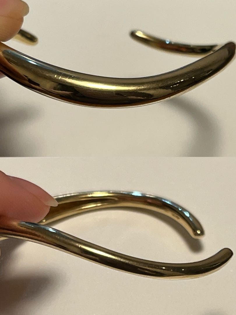 ヨンドシー【Noble of Water】シルバー バングル 18Kコーティング