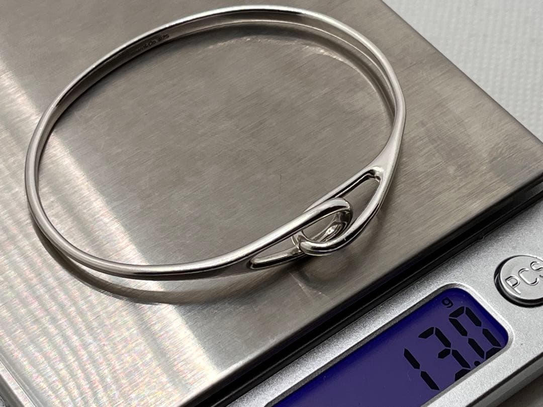 c357 ティファニー　ダブルループ　バングル　ブレスレット　シルバー　925