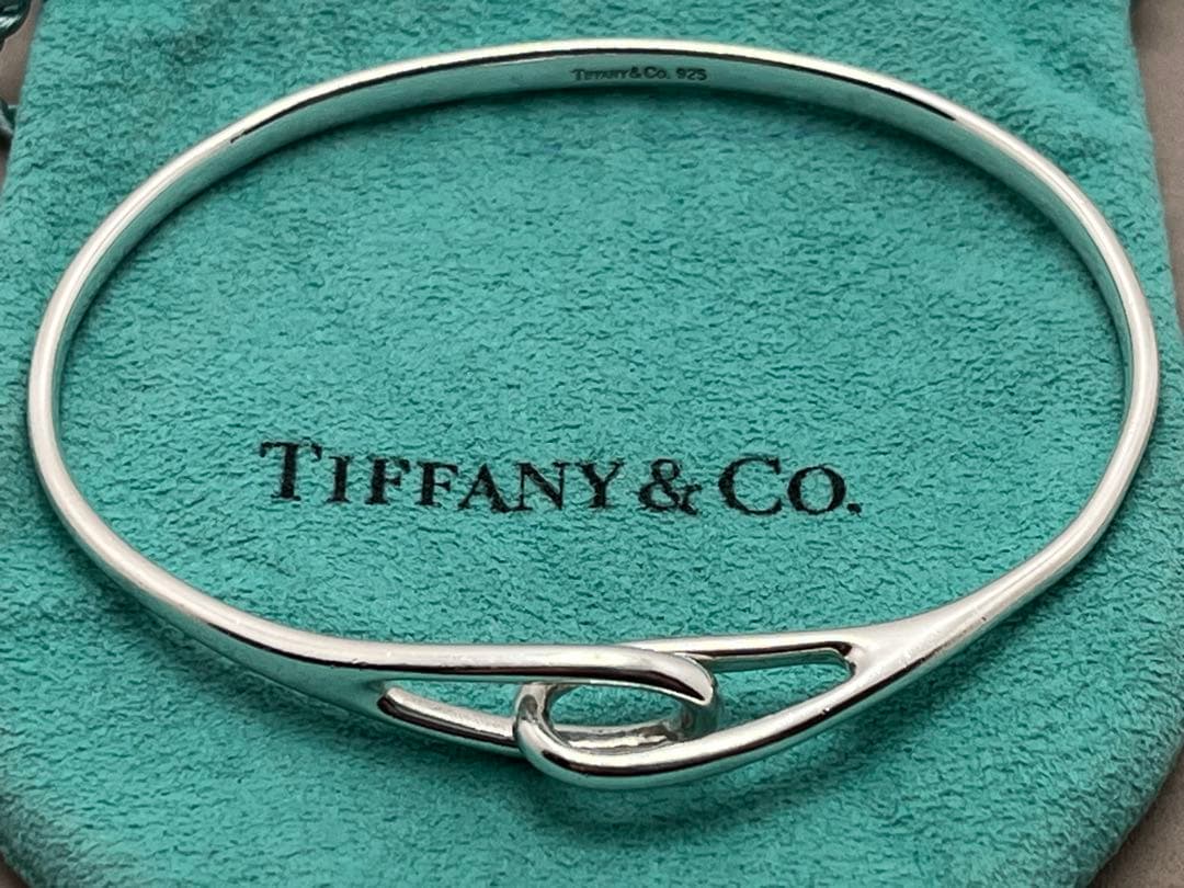 c357 ティファニー　ダブルループ　バングル　ブレスレット　シルバー　925