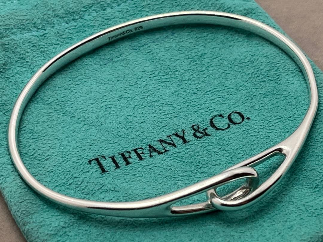 c357 ティファニー　ダブルループ　バングル　ブレスレット　シルバー　925
