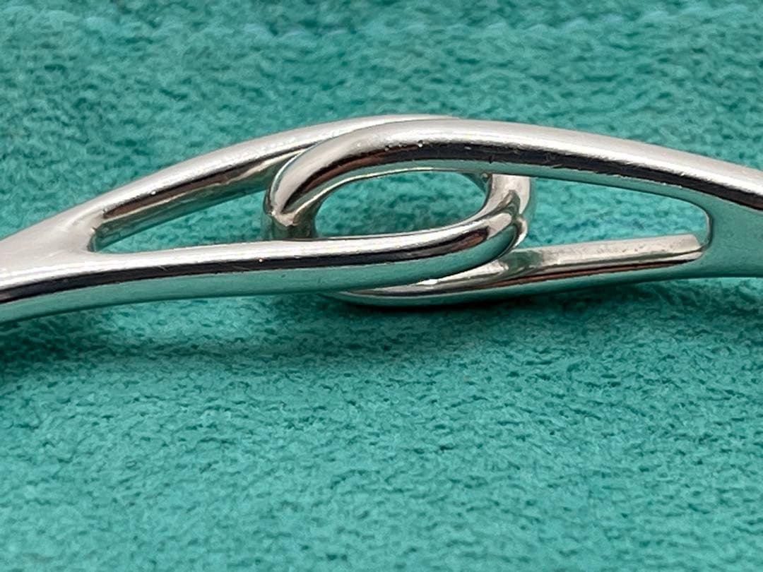 c357 ティファニー　ダブルループ　バングル　ブレスレット　シルバー　925