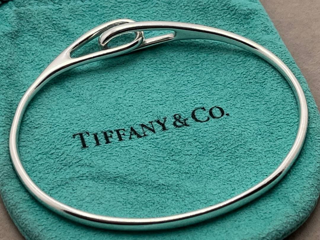 c357 ティファニー　ダブルループ　バングル　ブレスレット　シルバー　925