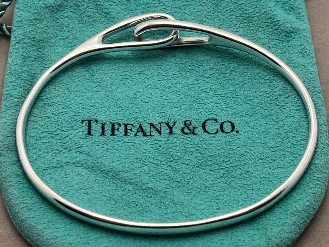 c357 ティファニー　ダブルループ　バングル　ブレスレット　シルバー　925