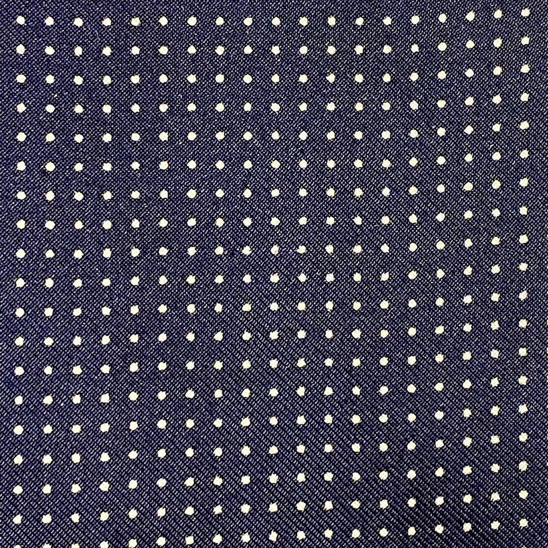 【ジョリジョリーナ！】stefanobigi ネイビー ドット柄 ストール