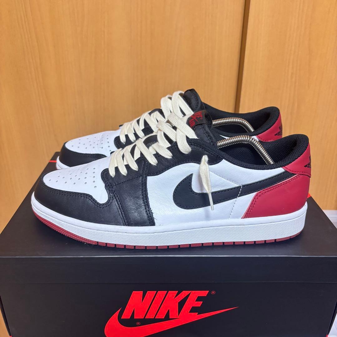 シューズ(男性用) Nike Air Jordan 1 Retro Low OG Black Toe