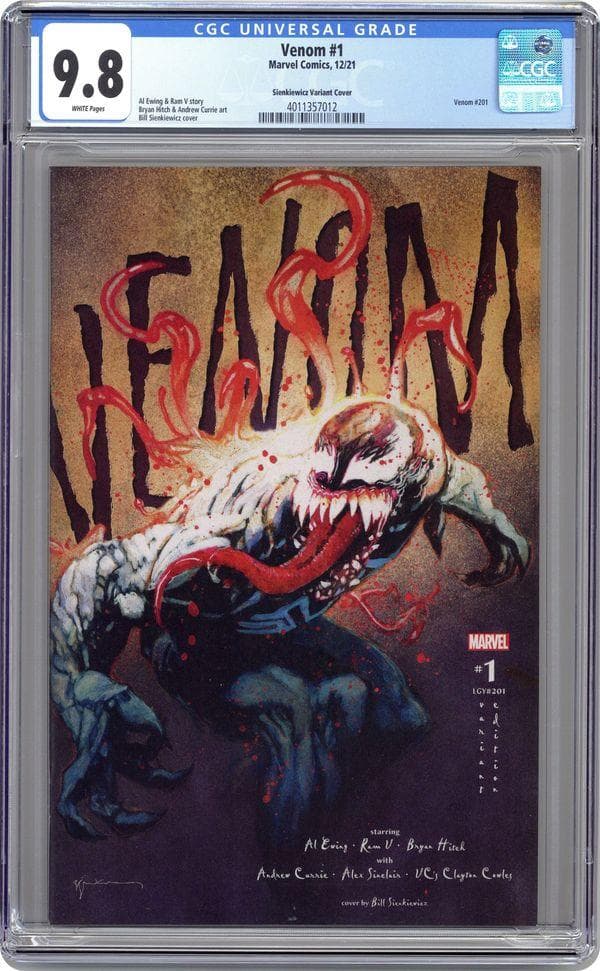 アメコミリーフ Venom #1 CGC 9.8