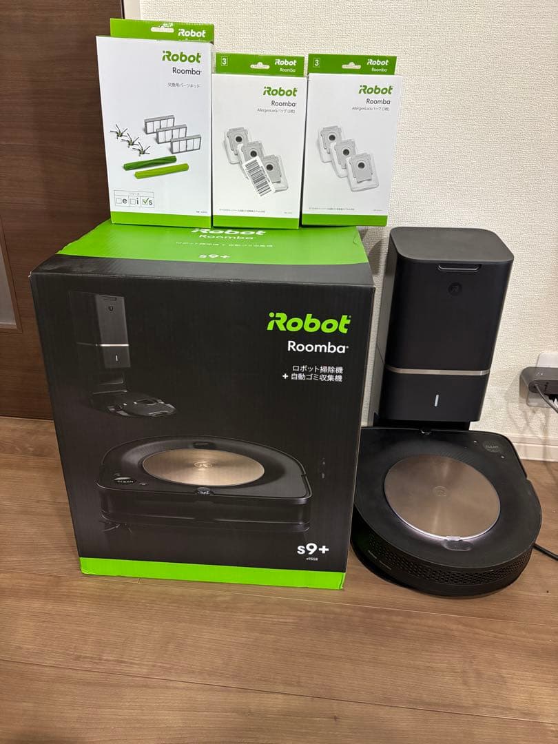 ハ*t様 iRobot Roomba s9+ 本体 充電ドック付き　交換部品セッ