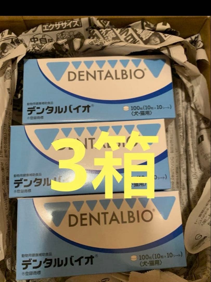 共立製薬　DENTALBIO デンタルバイオ 100粒❌3箱