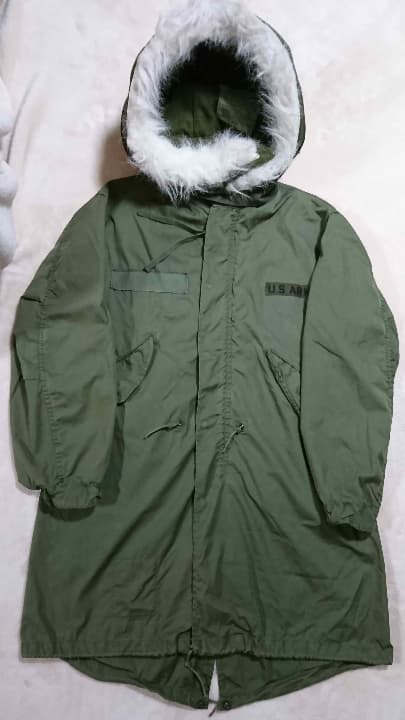 m-65 米軍実物 モッズコート xs 70s  (フードお付します。)