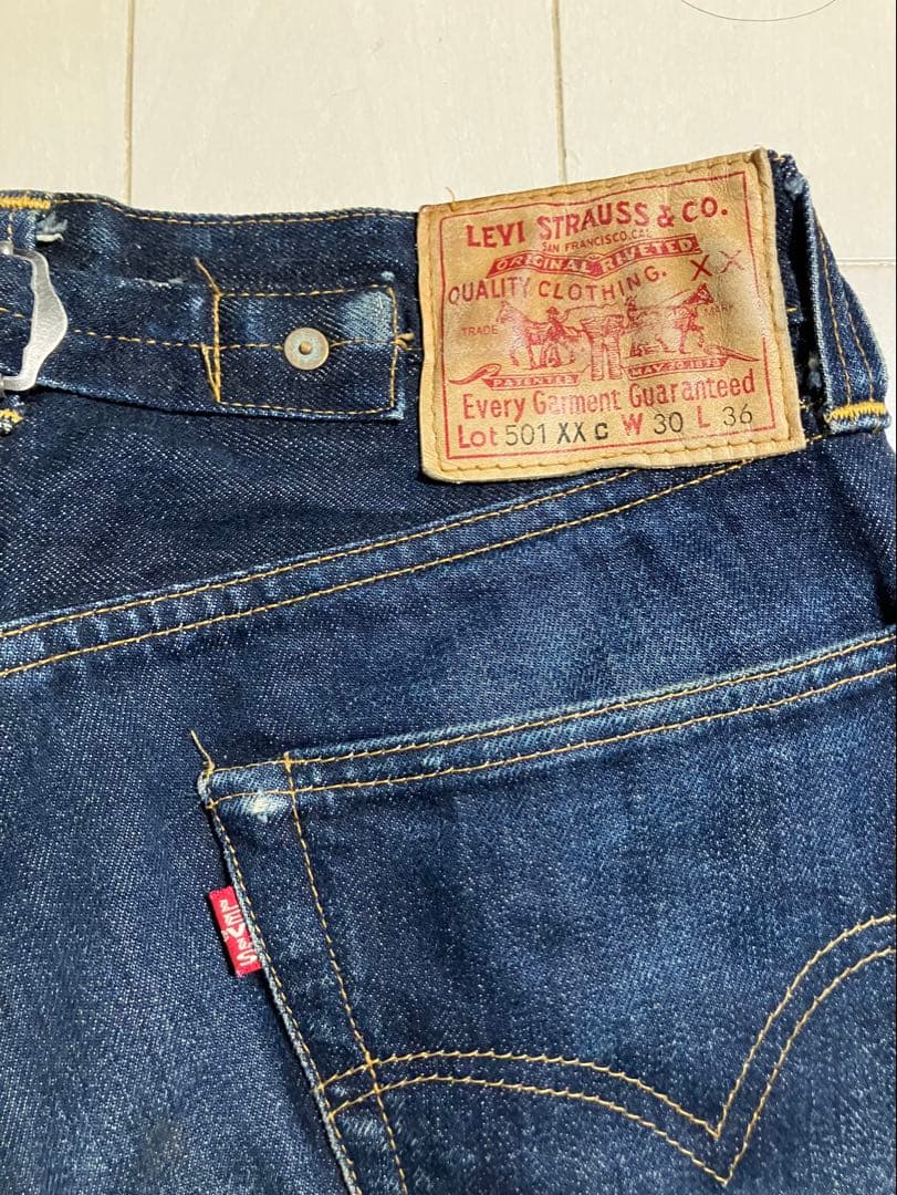Levi's LVC 501XXc 復刻 W30