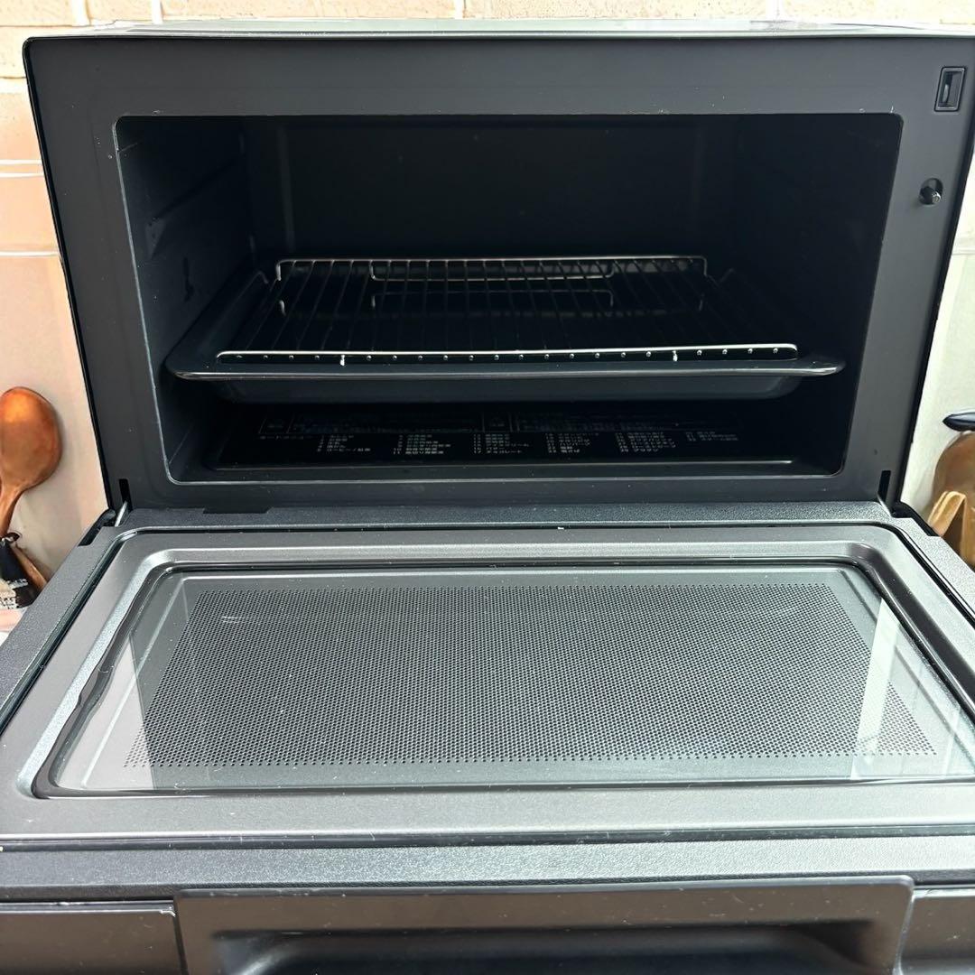 Milaly オーブンレンジ（角皿式スチーム）JM-WFVH26A ブラック