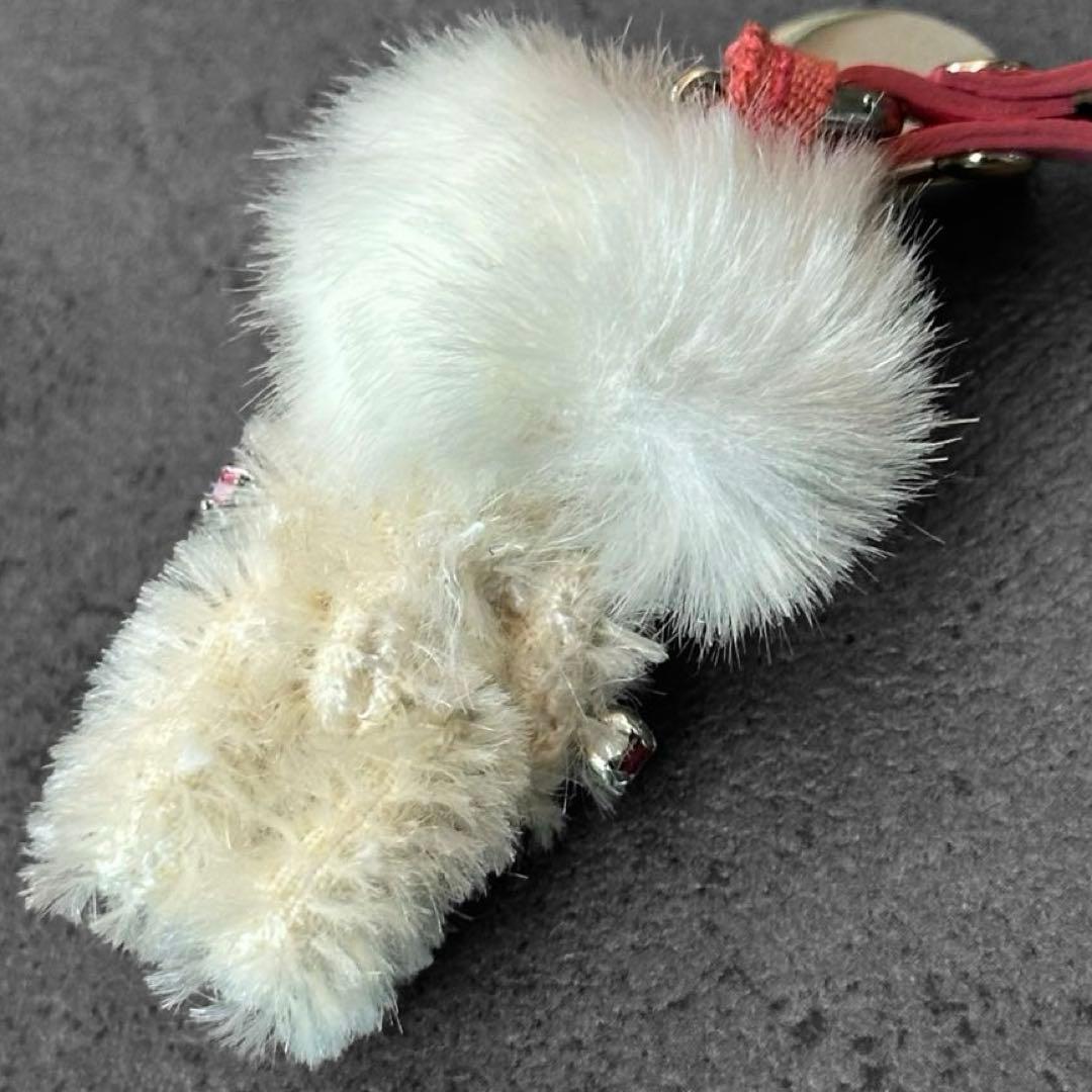 アクセサリー PRADA Mohair&Fur Bear Crystal Charm