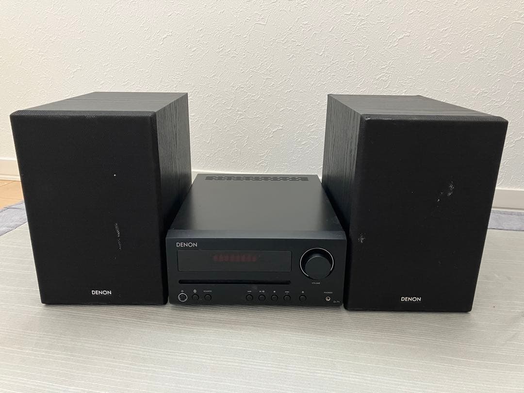 DENON D-T1 ブラック スピーカー2台付き