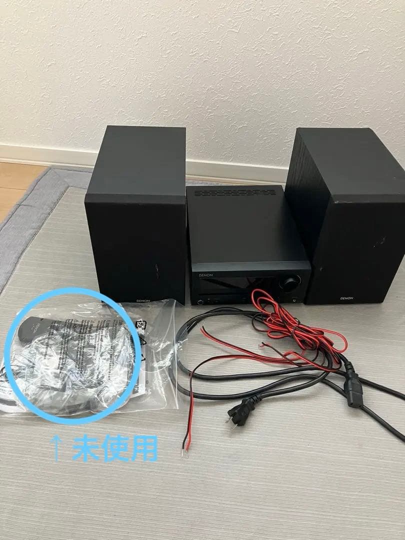 DENON D-T1 ブラック スピーカー2台付き