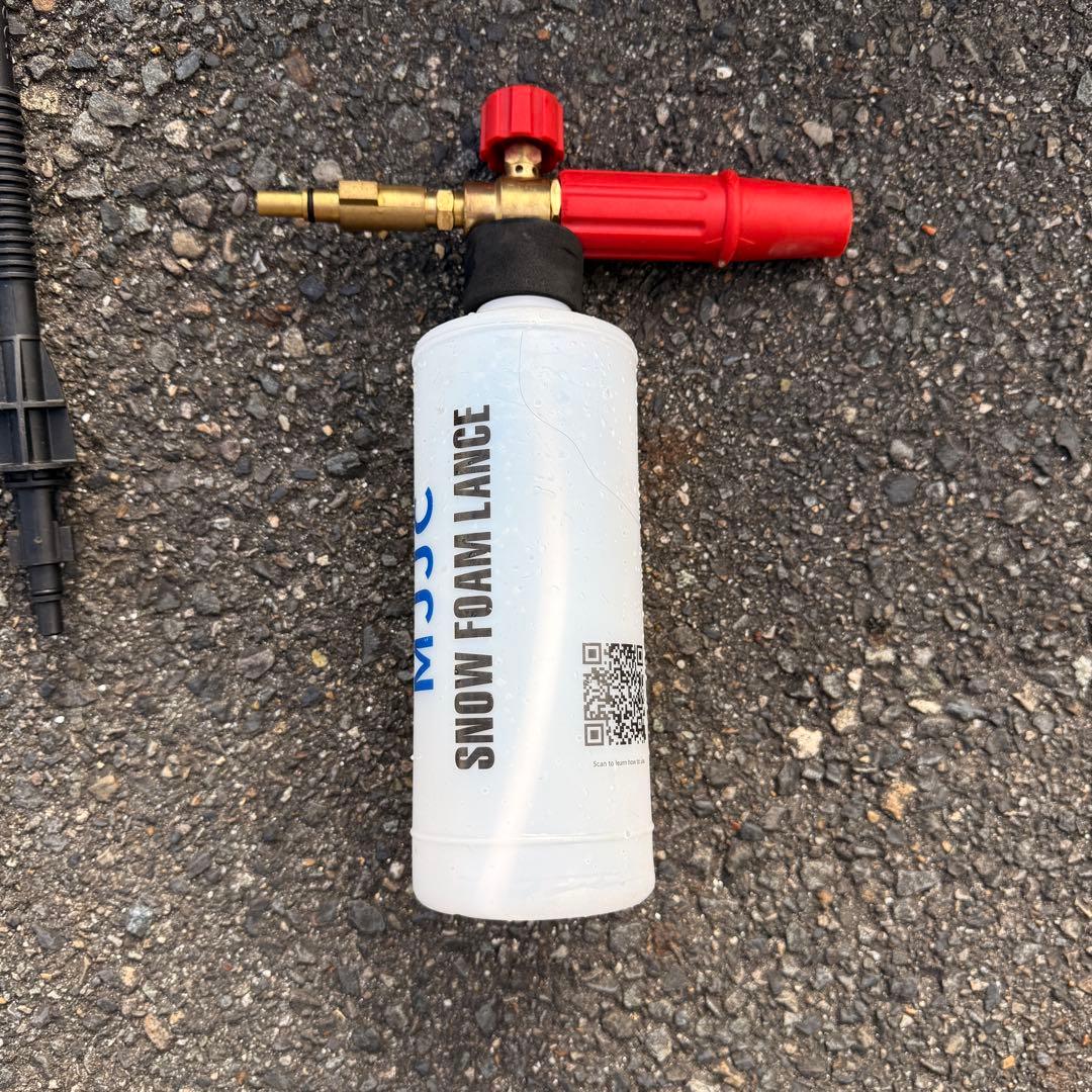 【洗車セット】ボッシュ高圧洗浄機+ MJJCのスノーフォームランス