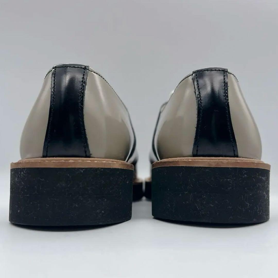 【未使用級】ハルタ 【23.5】 HARUTA サドルシューズ