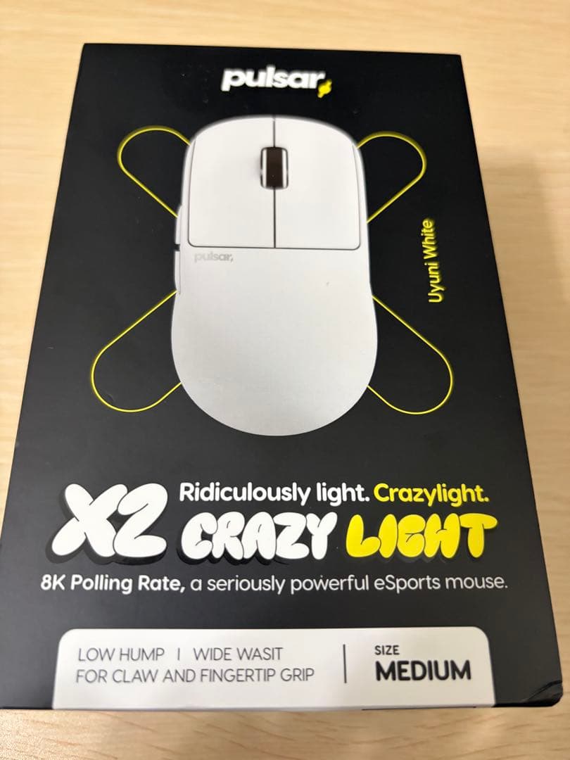 マウス・トラックボール pulsar X2 CrazyLight Medium Gaming Mouse