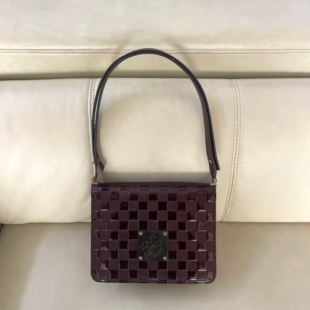 希少LOUIS VUITTON キャバレー　ダミエヴェルニ　ショルダーバッグ